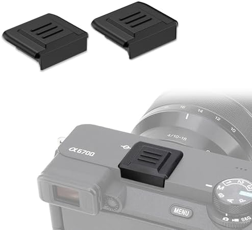 JJC 2-Pack Hot Shoe Cover for Sony ZV-E10 II A7C A7 Cameras, Full-Coverage by JJC