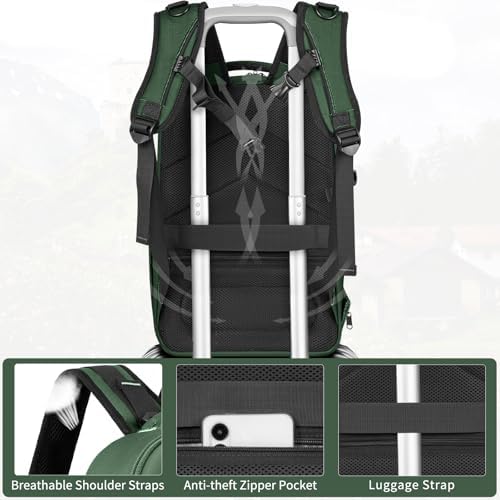 TORIBIO Large Hardshell Camera Backpack DSLR/SLR/Mirrorless Photography Bag - Image 6