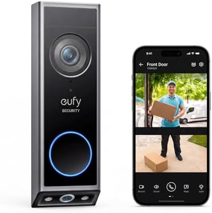 eufy Security Video Doorbell E340, Dual Cameras, 2K FHD by Unknown