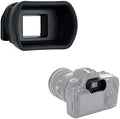 Long Soft EF Eyecup Eyepiece Viewfinder for Canon Rebel T7 T6 EOS 90D 80D by KIWIFOTOS