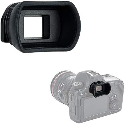 Long Soft EF Eyecup Eyepiece Viewfinder for Canon Rebel T7 T6 EOS 90D 80D by KIWIFOTOS