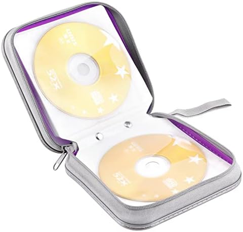 48‑Capacity Hard Plastic CD/DVD Binder for Car, Home & Travel - Image 5