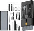 22 in 1 Precision Cleaning Kit – Professional Electronic Device Cleaning Tools for Phone, airPods Headset, Keyboards, Cameras, Laptop & More (Black) by Unknown