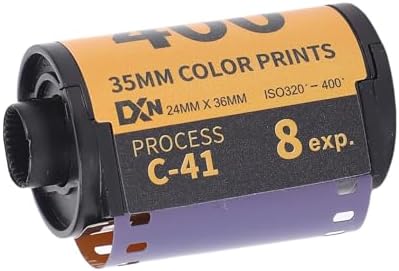 35mm Wide Exposure Latitude HD Camera Color Film for 135 Cameras, Fine Grain Quality for Low Light Shots, ISO 320‑400 Degrees, Plastic Material, 1 Roll + Storage Case (8 Sheet) - Image 2