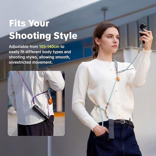 PGYTECH Camera Strap for DJI Osmo Pocket 4/3/Xtra Muse/Insta360 Luna Ultra - Image 4