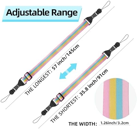3 Pack Adjustable Shoulder Strap, iPad Strap Nylon Neck Lanyard - Image 2
