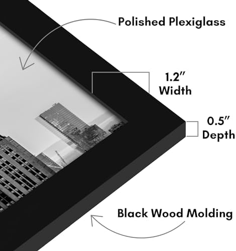 Americanflat 14x22 Poster Frame - Engineered Wood - Black - Image 3