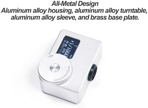 Camera Light Meter, Photographic Light Meters, 30° Average Exposure Metering, One-Click Light Meter Real-time Metering, Adjustable Shoe Seat Position Design, for Vintage Silver - Image 6