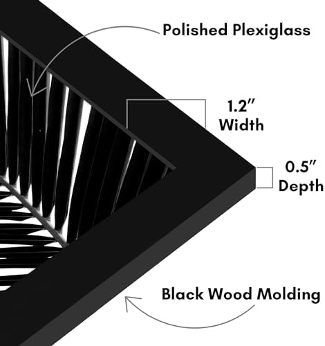 Americanflat 23x35 Poster Frame - Engineered Wood - Black - Image 3