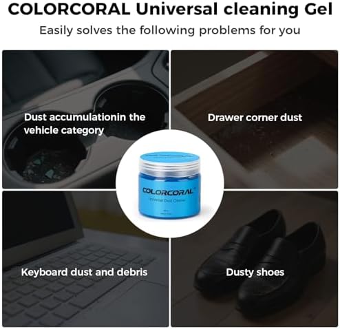 ColorCoral Cleaning Gel Dust Cleaner for PC Keyboard Car Detailing, 160g - Image 4