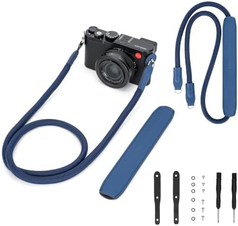 39.4‘’/100CM Rope Camera Neck Strap with Shoulder Pad for Mirrorless Camera by JJC