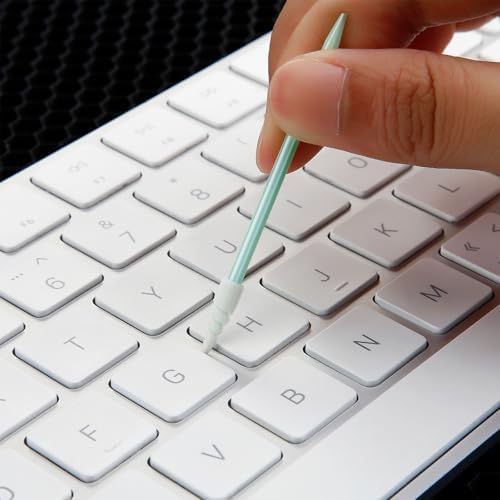 Chinco 200 Pcs Cleaning Swabs 2.56'' Sponge Tip Swabs Sticks Green - Image 2