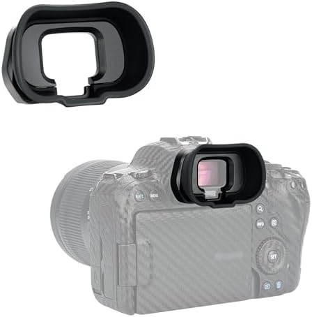 Long Soft Eyecup Eyepiece Viewfinder for Canon EOS R6 Mark II R6 R5 R5C by KIWIFOTOS