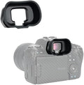 Long Soft Eyecup Eyepiece Viewfinder for Canon EOS R6 Mark II R6 R5 R5C by KIWIFOTOS