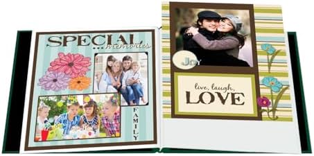 Pioneer Photo Albums 12"x12" Fabric Frame Post Bound Scrapbook, Emerald Green - Image 2