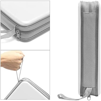 Siveit CD DVD Cases 96 Capacity Disc Storage Binder for Car(White) - Image 3