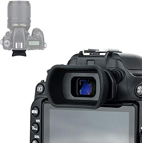 JJC Silicone Extended Eyecup Viewfinder, Replace Nikon DK-20 21 23 24 25 28 by JJC