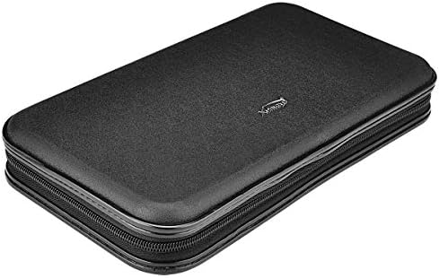 CD Case, 72 Capacity Heavy Duty Wallet, DVD Holder for Car, Hard Shell Sturdy case, VCD Disk Holder, Disc Binder, Booklet, Protective Blu-ray Wallet (72 Capacity,Black) - Image 4
