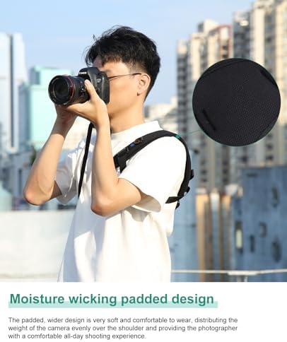 PULUZ Camera Shoulder Strap with Quick Release and Anti-Slip Soft Pad, Adjustable Camera Sling Strap for Photographers - Image 7