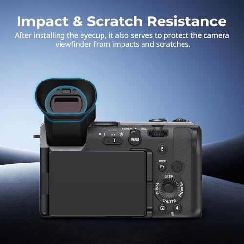 SMALLRIG Viewfinder Eyecup for Sony FX2, Soft Silicone Eye Cup Replacement, Anti-Glare Protection - 5975 - Image 6
