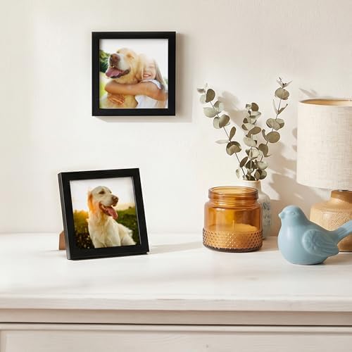 Americanflat 3x3 Picture Frame - Slim Molding - Black - Image 5