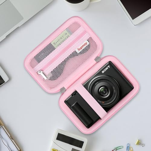Hard Travel Case for Sony ZV-1, ZV-1F, ZV-1 II Digital Camera, Pink - Image 7