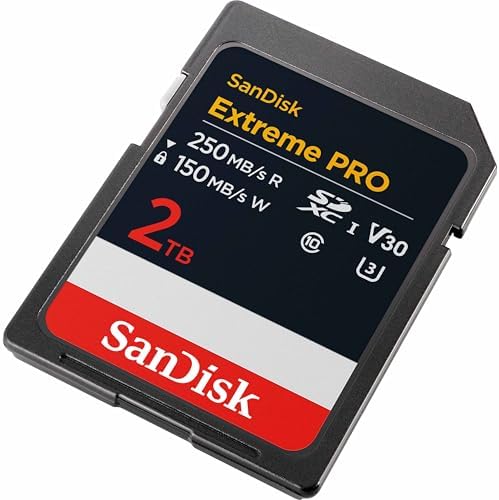 SANDISK 2TB Extreme PRO SDXC UHS-I Memory Card - Up to 250MBs - C10, U3, V30, 4K UHD, SD Card - SDSDXXD-2T00-GN4IN - Image 2