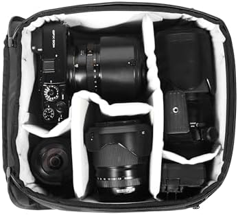 Peak Design Camera Cube V2, Medium, Custom Organization and Protection, Weatherproof Shell with Foam Sub-Lining, FlexFold Dividers Included, Camera Bag Insert Compatible Travel Bags - Image 3