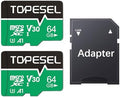 TOPESEL 64GB Micro SD Card 2 Pack for Camera,Smartphone,Tablet,Dash Cam by TOPESEL