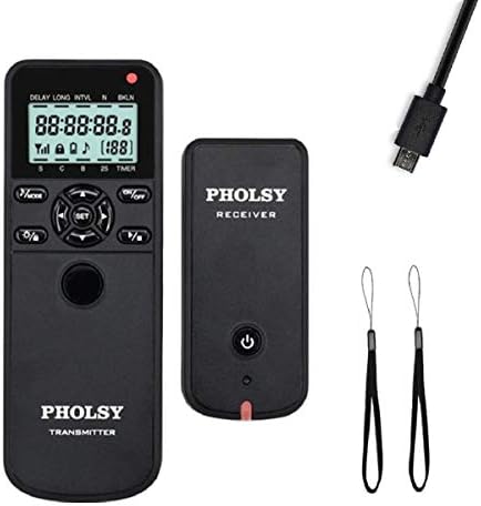 PHOLSY Timer Shutter Remote Release Control with Intervalometer for Fuji by PHOLSY%C2%AE