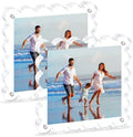 Acrylic Picture Frames.5×5inch 2Pack,Scalloped Photo Frame by Unknown