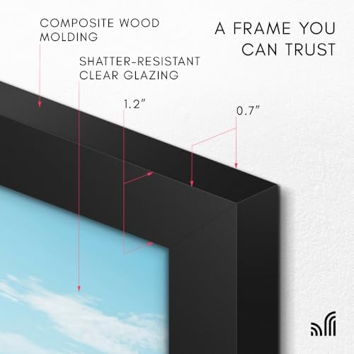 Americanflat 21x28 Poster Frame - Engineered Wood - Black - Image 4