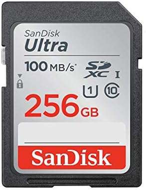SanDisk 256GB Ultra SDXC UHS-I Memory Card - 100MB/s, C10, U1, Full HD, SD Card - SDSDUNR-256G-GN6IN by Unknown