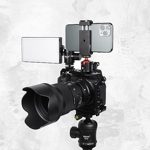 SIOTI Mini Ball Head Mount Adapter, Compatible with Monopod/Digital Card Camera/Microphone/Smart Phone/Action Camera/Flash/LCD (UM22) - Image 2