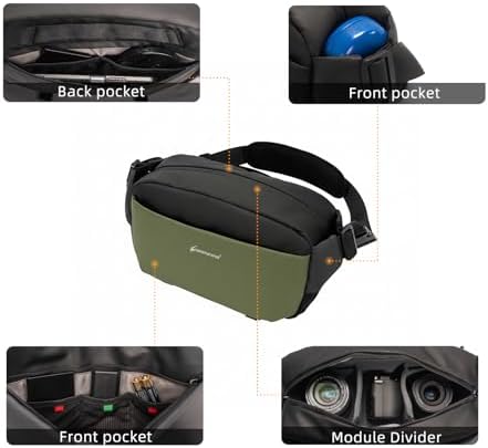 Besnfoto Everyday Crossbody Bag Camera Sling Bag - Image 2