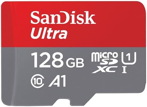 SANDISK 128GB Ultra microSDXC UHS-I Memory Card with Adapter - Up to 140MB/s, C10, U1, Full HD, A1, MicroSD Card - SDSQUAB-128G-GN6MA by Unknown