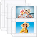 MaxGear 30 Pack 4x6 Photo Sleeves for 3 Ring Binder (120 Pictures),2 Pocket by MaxGear
