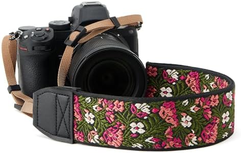 ZOOEASS Camera Strap for DSLR and Mirrorless Digital Camera,Neck Strap with Embroidery Patterns and Quick-release Buckle by Unknown