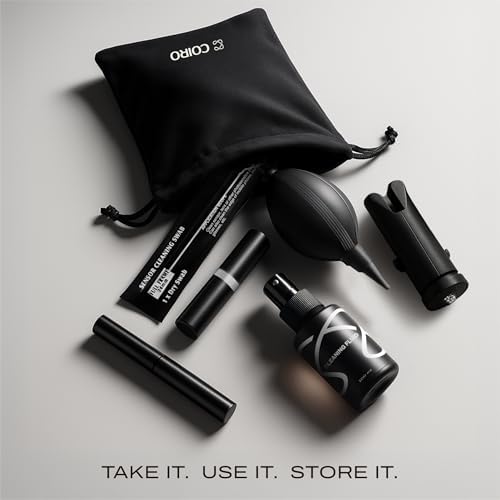 C Coiro Camera Lens Cleaning Kit for DSLR and Sensitive Electronics, 9-in-1 Lens Cleaner Spray, Camera Pen, Blower, Wipes, Sensor Cleaner, Photographer Gifts & Accessories - Image 6