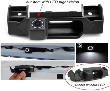 Reversing Camera Kit for Fiat for Sedici Ab 2006 CCD Chip HD Car Trunk Handle Rear View Camera - Image 3