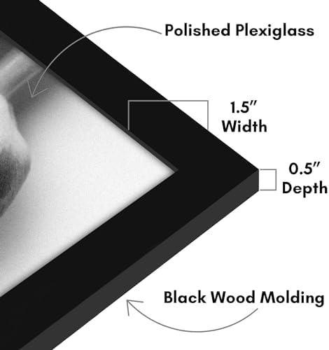 Americanflat 12x20 Poster Frame - Engineered Wood - Black - Image 3