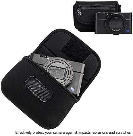 JJC Compact Camera Case Pouch for Sony RX100 VII Kodak Pixpro FZ45, Black - Image 4