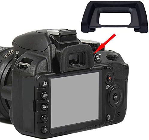 [2 Pack] DK-24 Viewfinder Eyepiece Eyecup Eye Cup Rubbe for Nikon D5000 D5100 D3000 D3100 Camera - Image 5