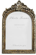Cuspin 5x7 Picture Frame Gold Vintage Ornate Arched Photo Frame by Cuspin