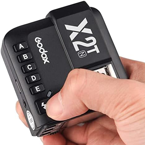Godox X2T-N 2.4G Wireless Flash Trigger Compatible with Nikon Camera i-TTL HSS1/8000s HSS, with 5 Group Buttons, Bluetooth Connection - Image 4