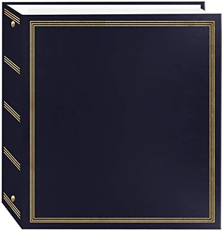 Pioneer Photo Albums TR-100/NB TR-100 Navy Blue Magnetic 3-Ring Photo Album 100 Page by PioneerPhotoAlbums