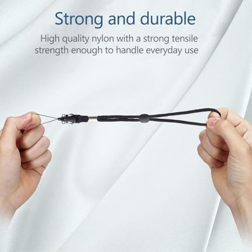 2 Pack Camera & Cell Phone Wrist Strap (Lanyard Style) Adjustable with Quick-Release. (Black & White Set) - Image 4