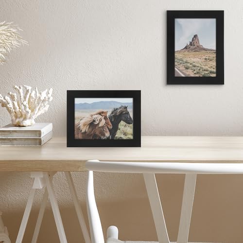 Americanflat 5x7 Picture Frame - Engineered Wood - Black - Image 4