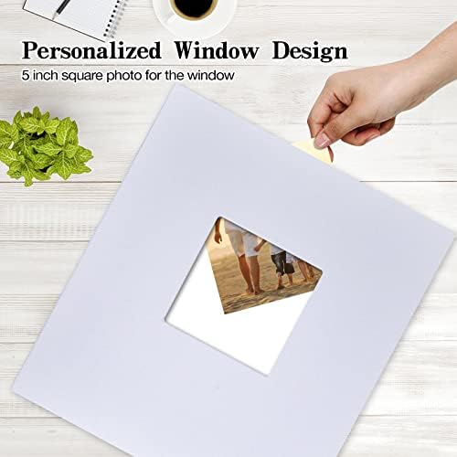 potricher Photo Album 4x6 Pictures, 600 Pockets, Linen Cover, White - Image 2
