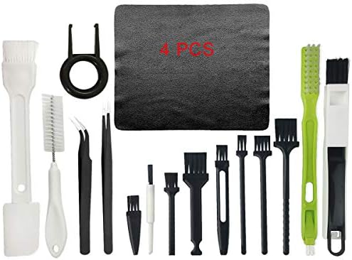 Computer Cleaning Kit, 19 in 1 Multi-Purpose Brushes Anti Static Brushes Clothes for Computer Printer Car Player Window by GUINIFAO